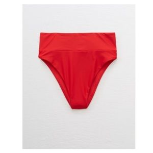 Aerie High Cut Cheeky Bikini Bottom